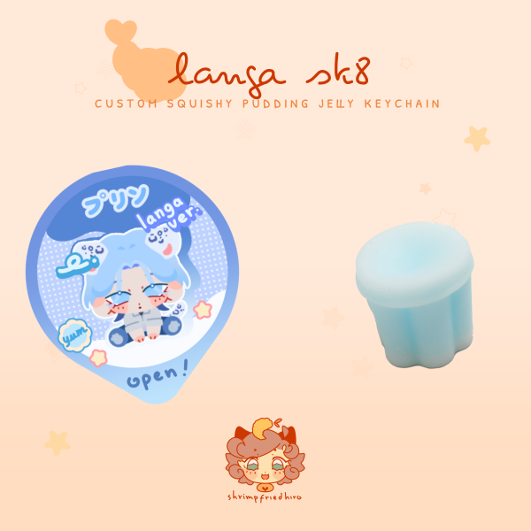 SK8 ✩ Langa ver. ✩  Squishy Pudding Jelly Keychain