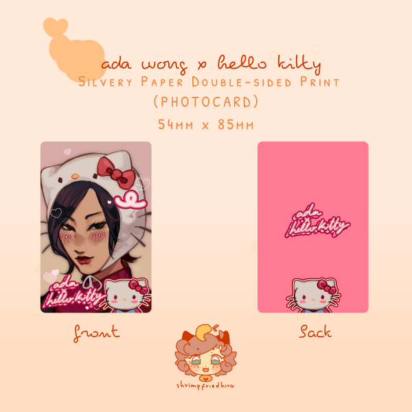 RESIDENT EVIL ✩ Ada x Hello Kitty ✩ Photocard