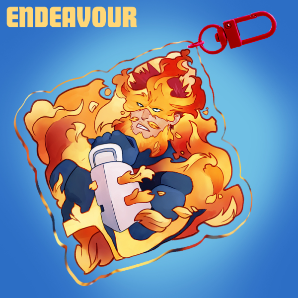 Endeavour Clear Acrylic Keychain