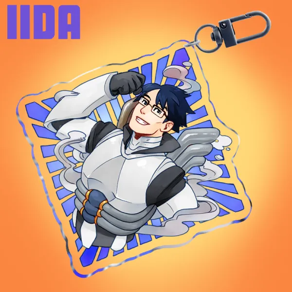Iida Clear Acrylic Keychain