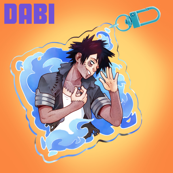 Dabi Clear Acrylic Keychain