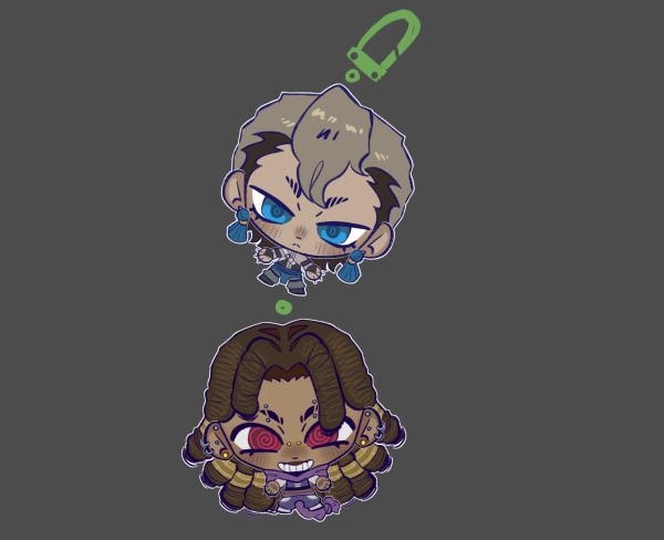 Janka Linked Keychain