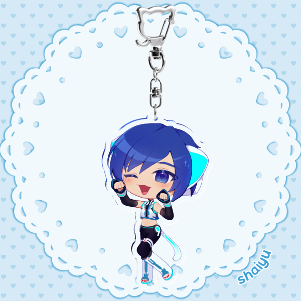 Cybercat Kaito ᗢ Keychain