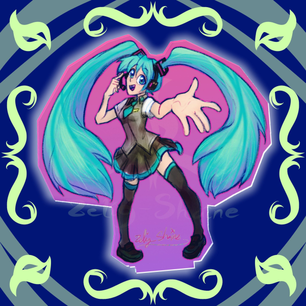 Hatsune Miku Standee