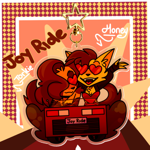 Honey and Torkie | Joy Ride | Keychain