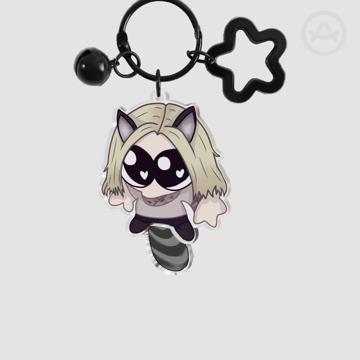 Resident Evil Grace Ashcroft Raccoon Keychain
