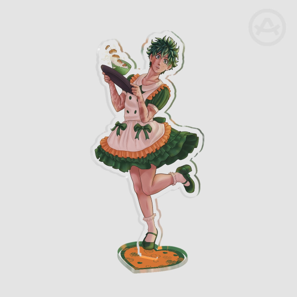 6" Maid Deku Clear Acrylic Standee