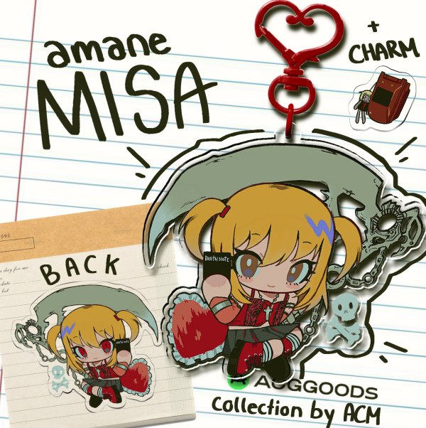 Misa Amane DEATH NOTE Connection Acrylic Keychain