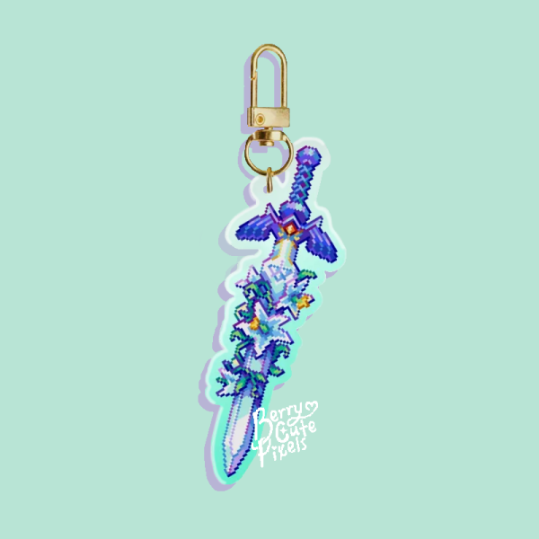 💠Masters Sword Clear Acrylic Charm - Legend of Zelda