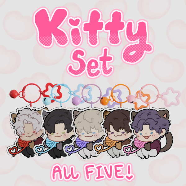 Kitty LADS Keychain Set
