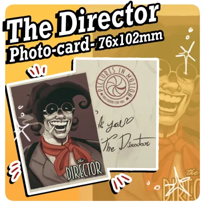 The Director vintage photocard