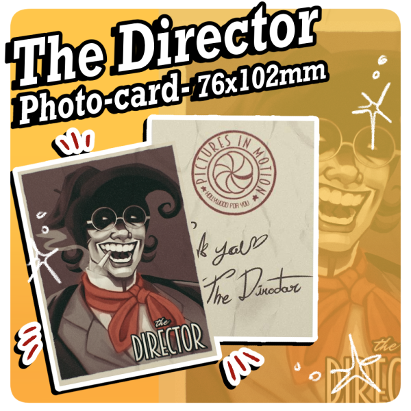 The Director vintage photocard