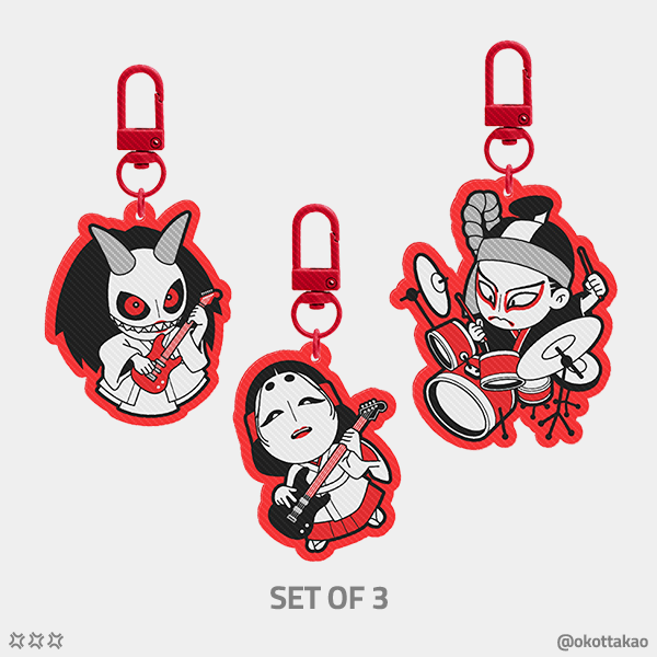  Acrylic Keychain - Theatre Rock Set