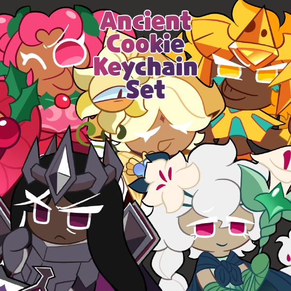 Ancient Cookie Keychain Set