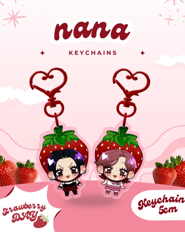 NANA Strawberry Keychains