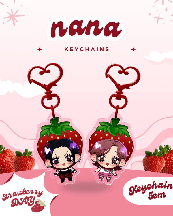 NANA Strawberry Keychains