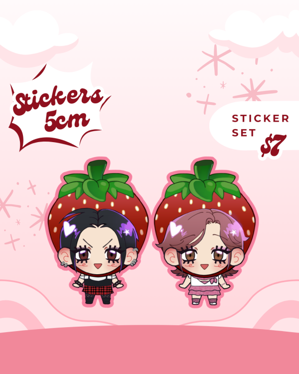 NANA Strawberry Stickers