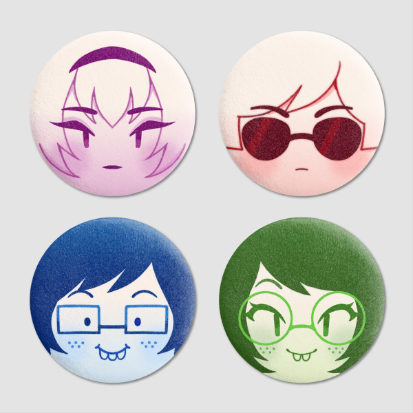 Beta Kid Plush Badge Set