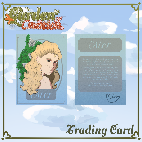 Floral OC Photocard || Lilac || Ester