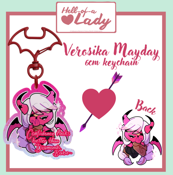 [Hell-of-a Lady] Verosika Mayday | 6 cm Keychain