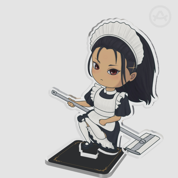 Blue Lock Maid Barou Shoei Clear Acrylic Standee