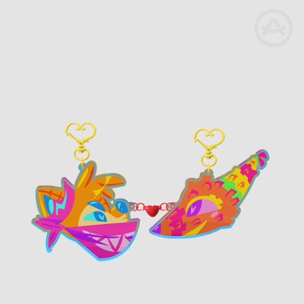Bandetto & TQBF Magnet Keychains
