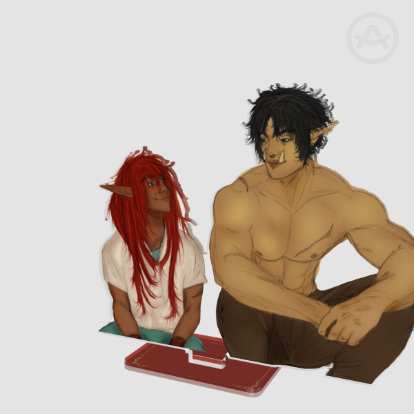 Andreas & Simon Full Bleed Acrylic Standee