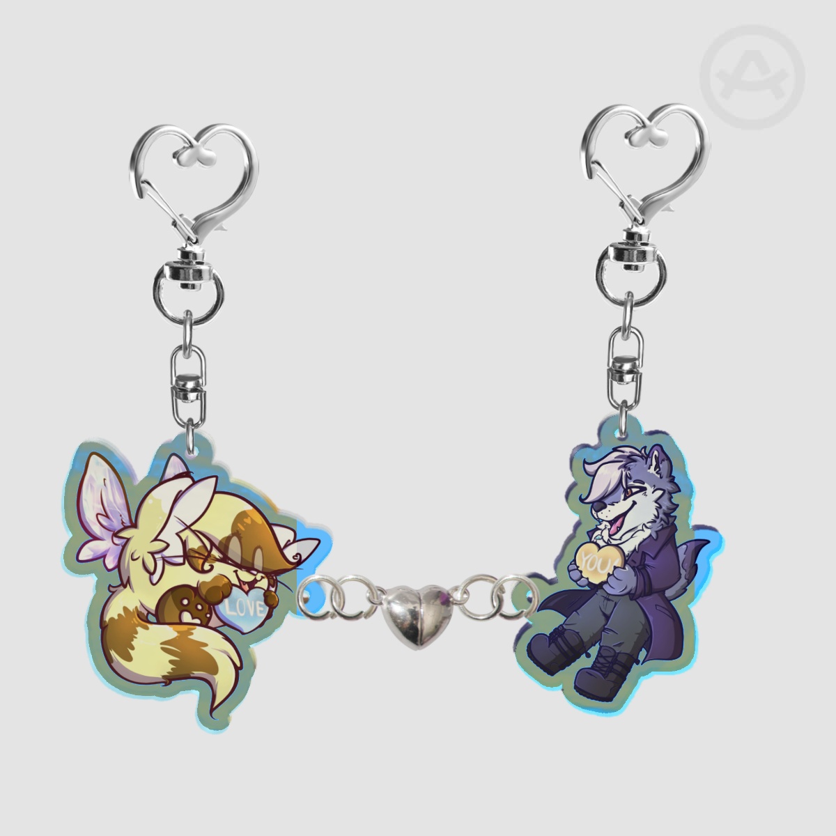 Mike & Firby Acrylic Magnet Keychains