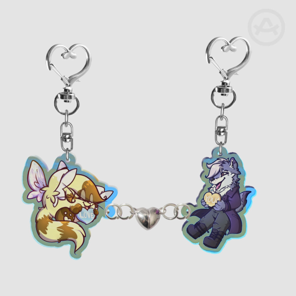 Mike & Firby Acrylic Magnet Keychains