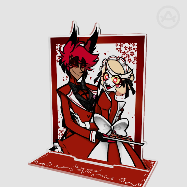 Hazbin Hotel: Charlastor Maid Cafe - Clear Acrylic Standee