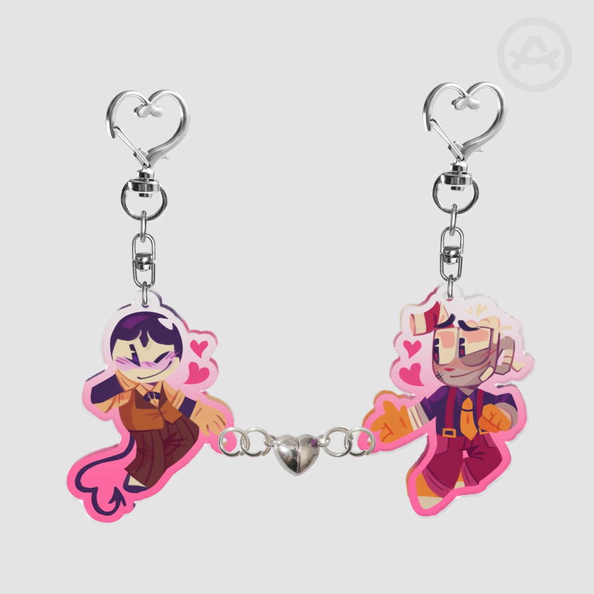 Bendystraw Match Keychains