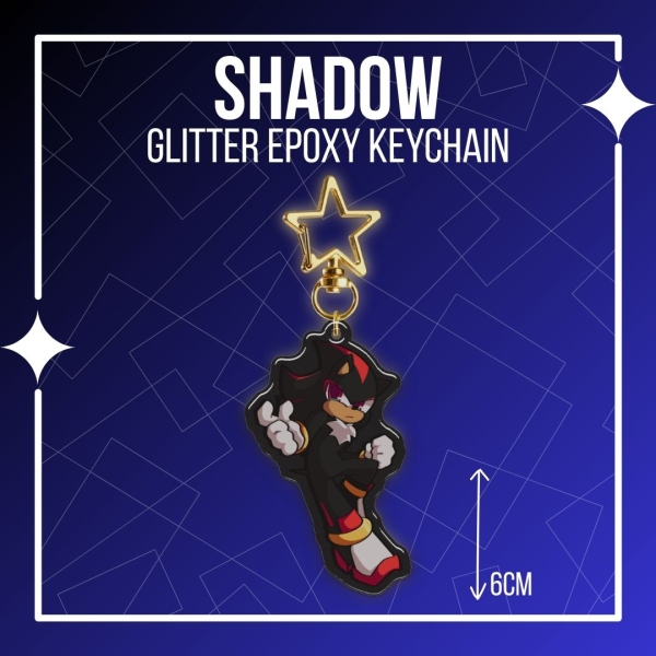 Shadow - Epoxy Glitter Keychain