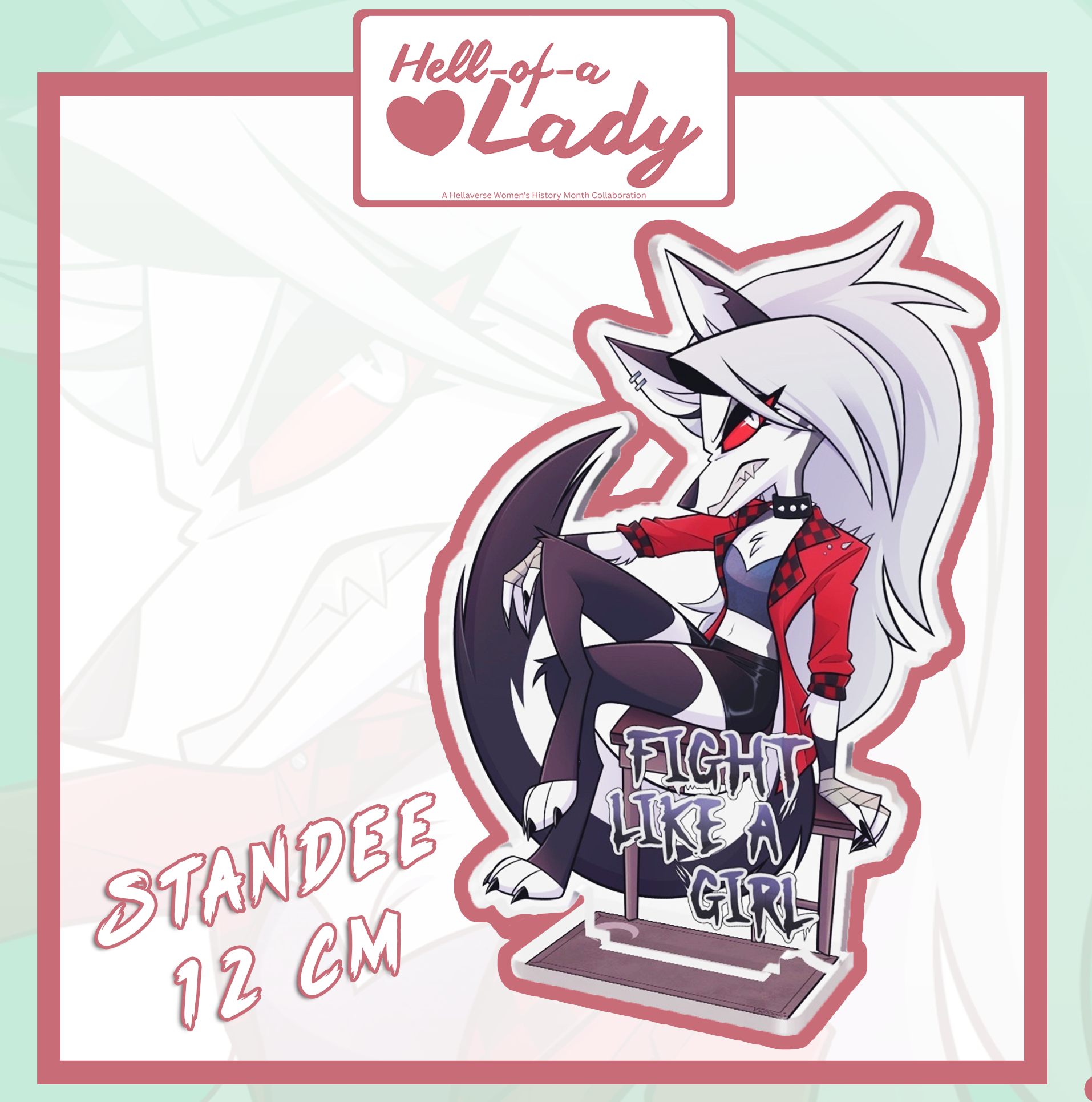Hell-of-a Lady Loona Clear Acrylic Standee by Witchsy - ACGGOODS