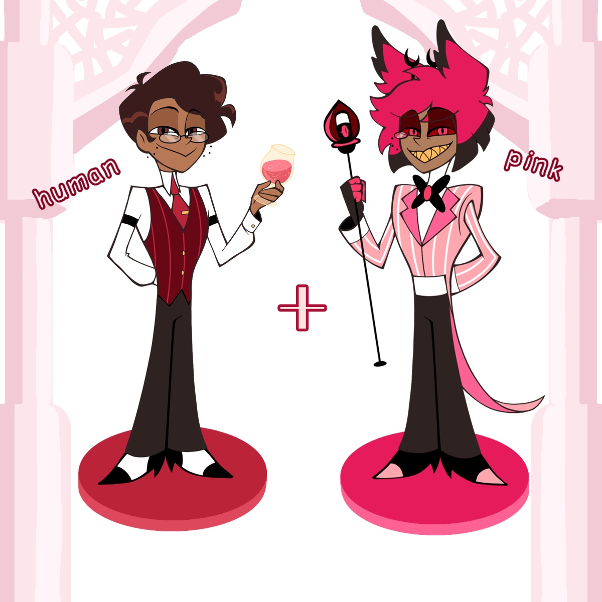 Alastor (human) Hazbin Hotel standee by Syruss - ACGGOODS