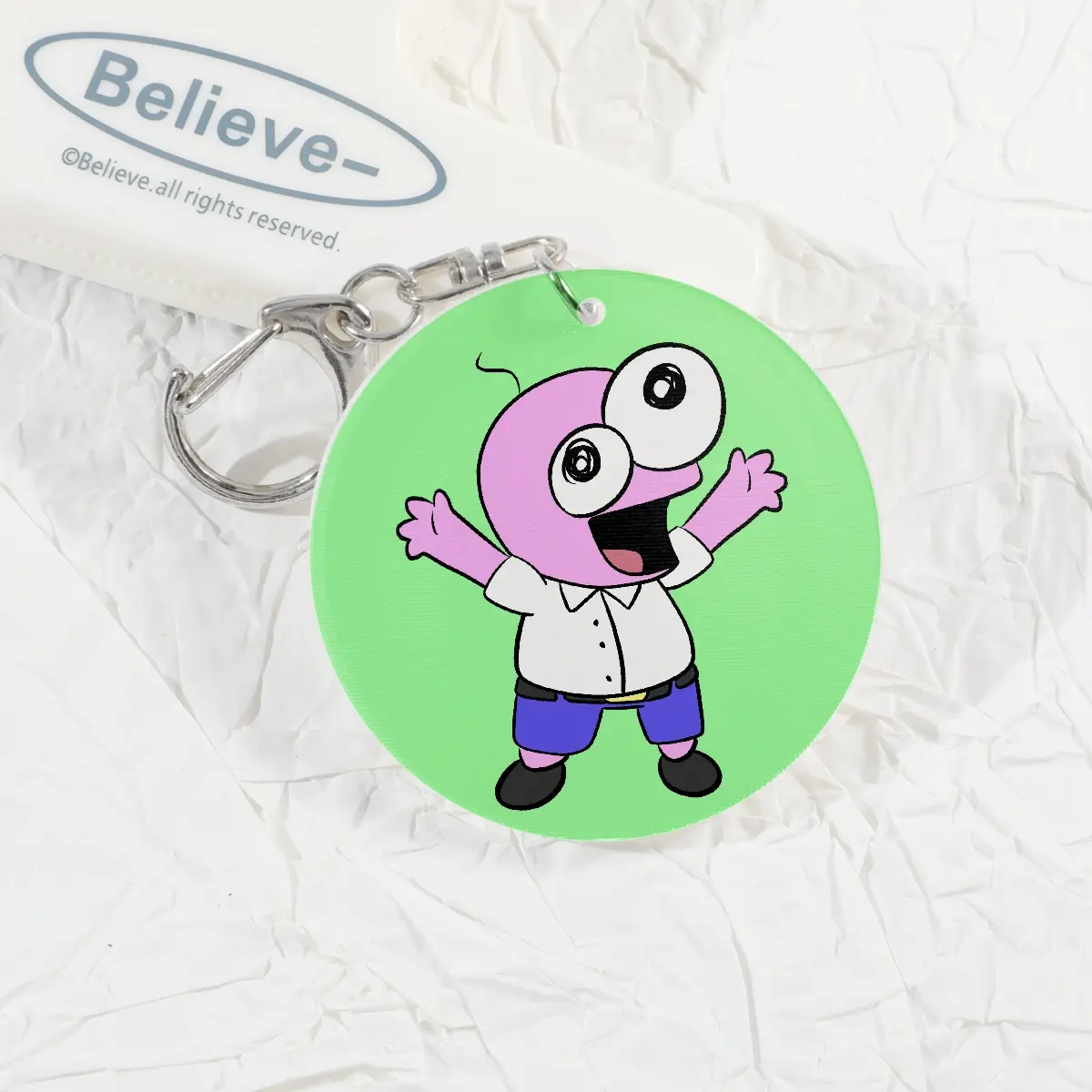 Pim Yelling Animated Lenticular Acrylic Pendant