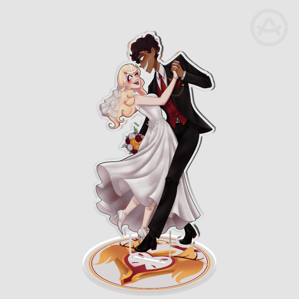 Hazbin Hotel: Charlastor Wedding - Clear Acrylic Standee