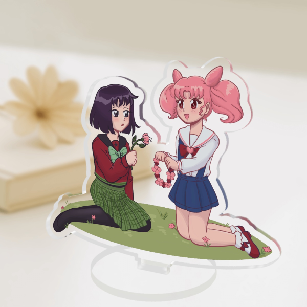 Hotaru and Chibiusa Standee