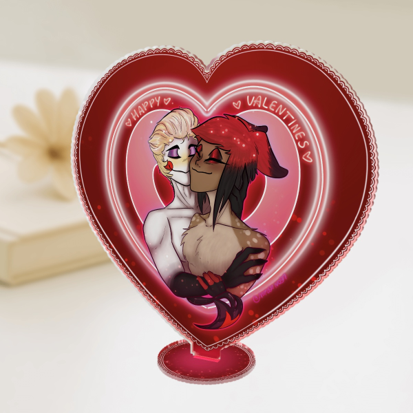 Appleradio 'Happy Valentines' Acrylic Standee