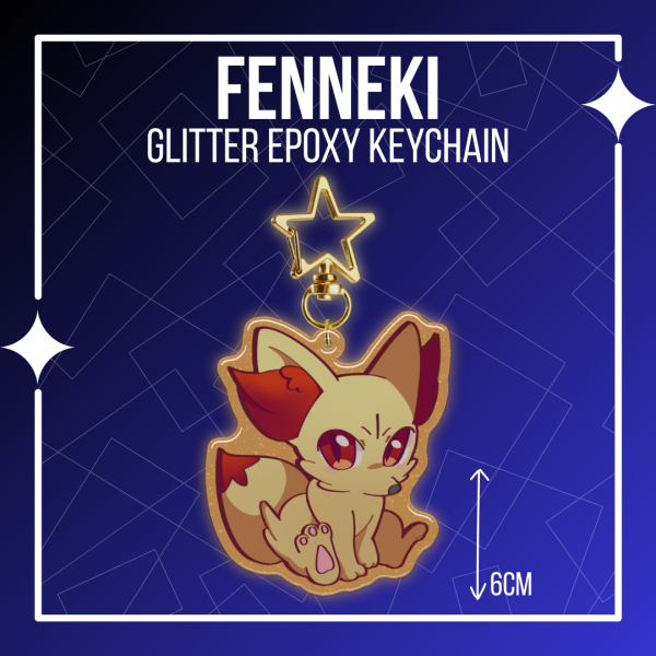 Fenneki - Epoxy Glitter Keychain