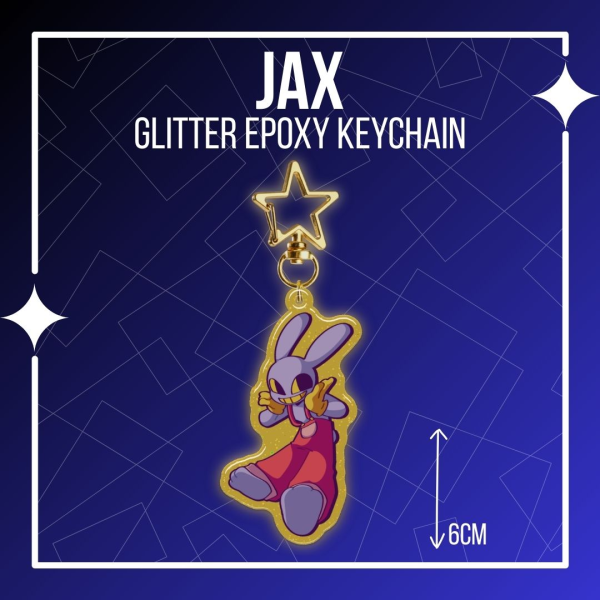 Jax - Epoxy Glitter Keychain