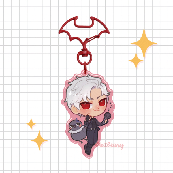 LADS Sylus & Grumpy Crow Epoxy Charm