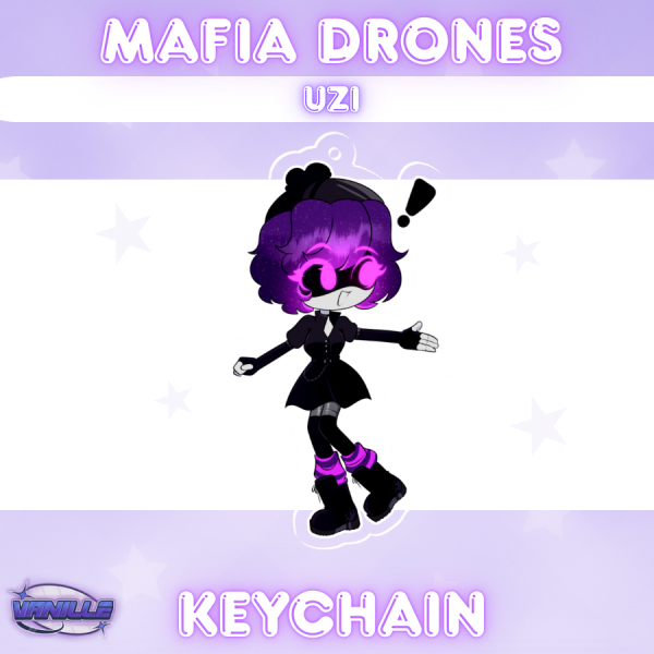 Mafia Uzi Keychain