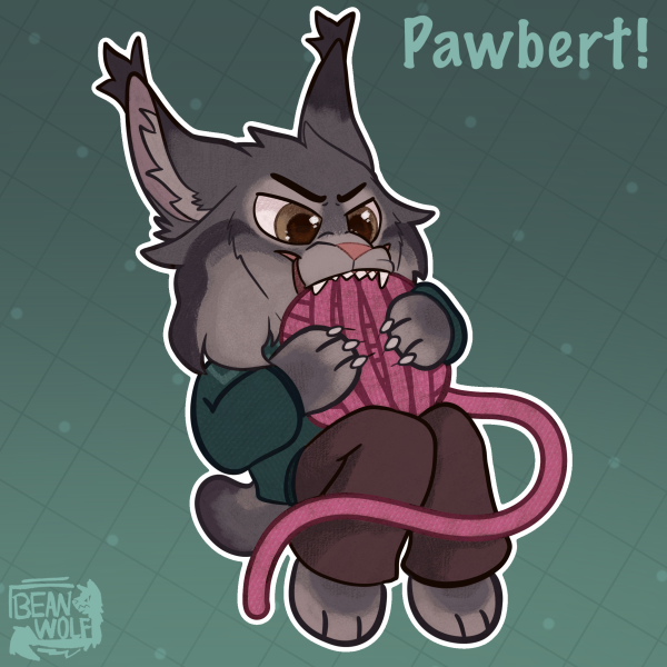 Pawbert keychain!