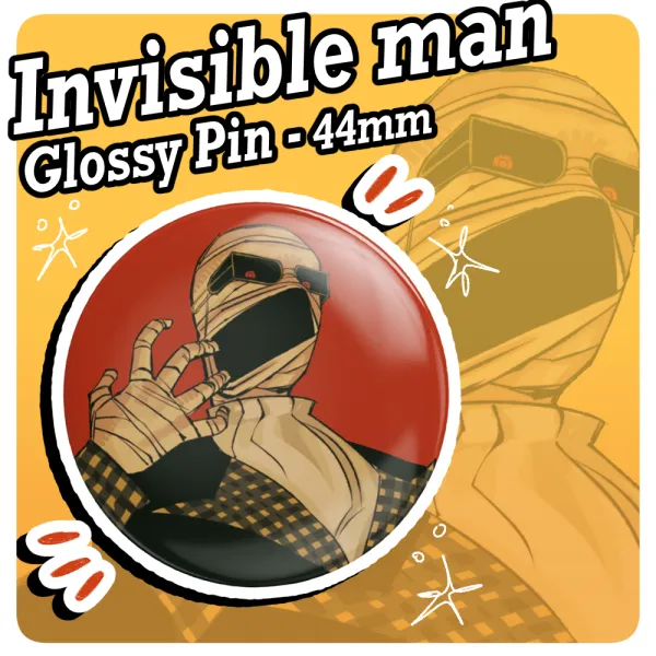 The Invisible man pin