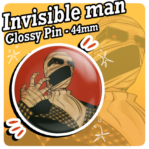 The Invisible man pin