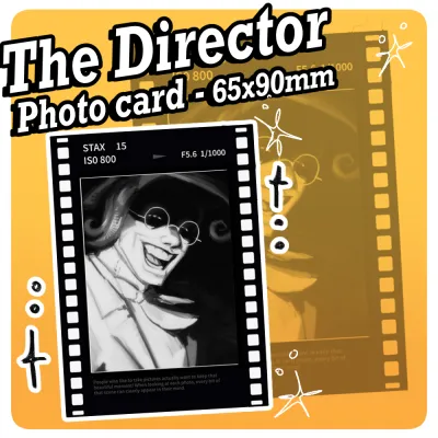The Director Film Polaroid Photocard