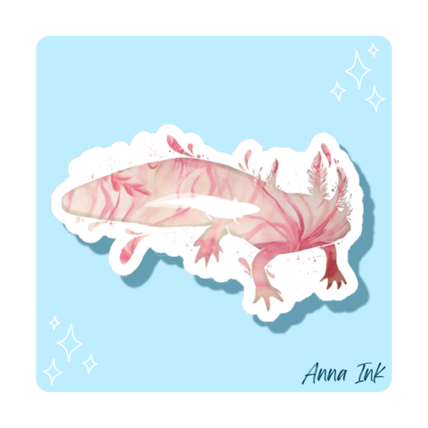 Axolotl Sticker