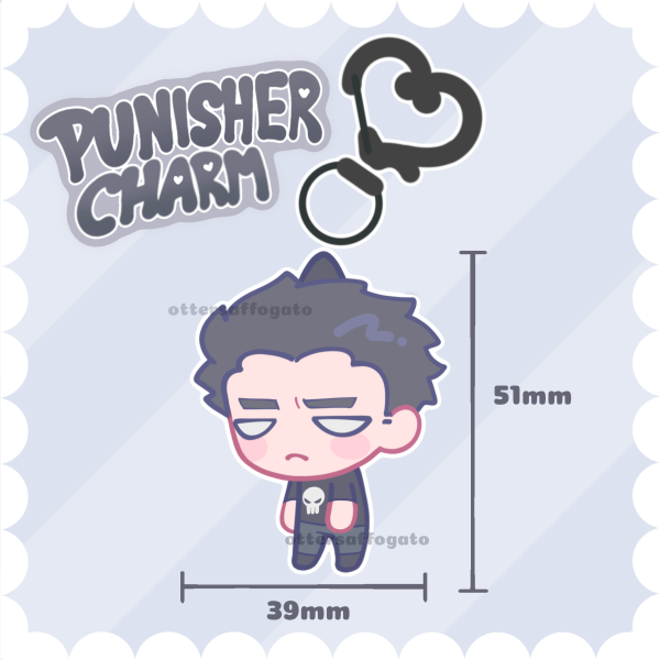 Punisher Hanging Charm