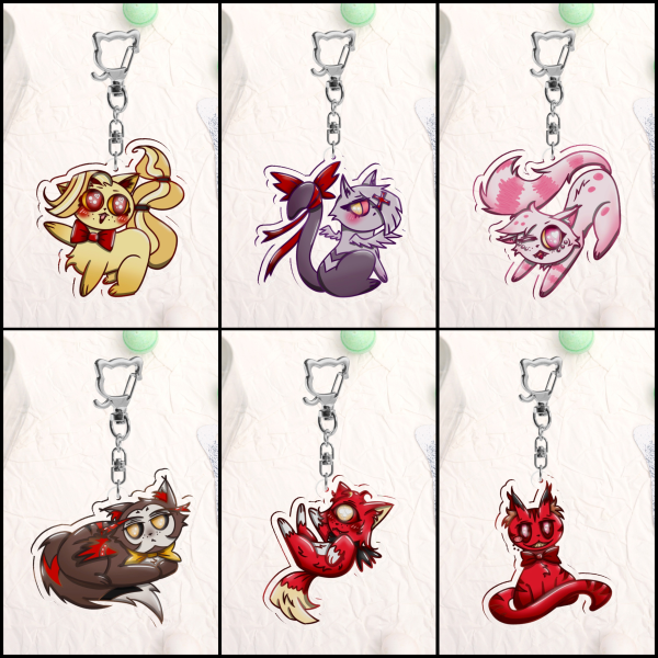Original Hotel Residents Kitten Keychains