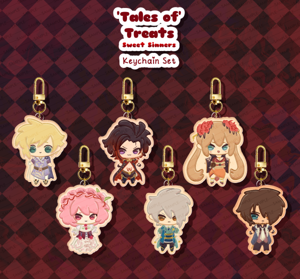 Tales of Treats - Sweet Sinners Keychain Set